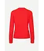 Samsøe Samsøe Nor Short Cardigan Flame Scarlet
