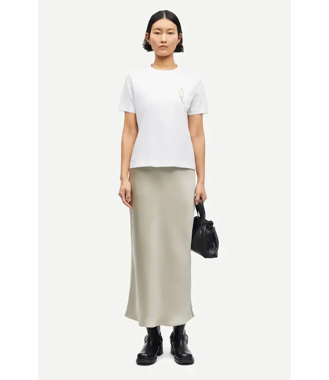 Samsøe Samsøe Saagneta Long Skirt Agate Gray