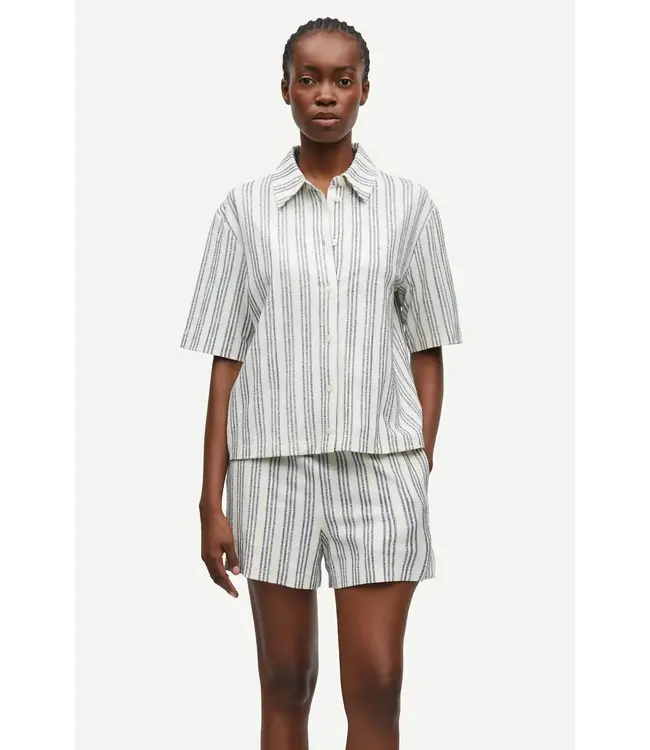 Samsøe Samsøe Sakaja SS Shirt Natural Jasper St.