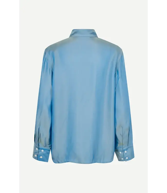 Samsøe Samsøe Sanot Shirt Blue Jasper