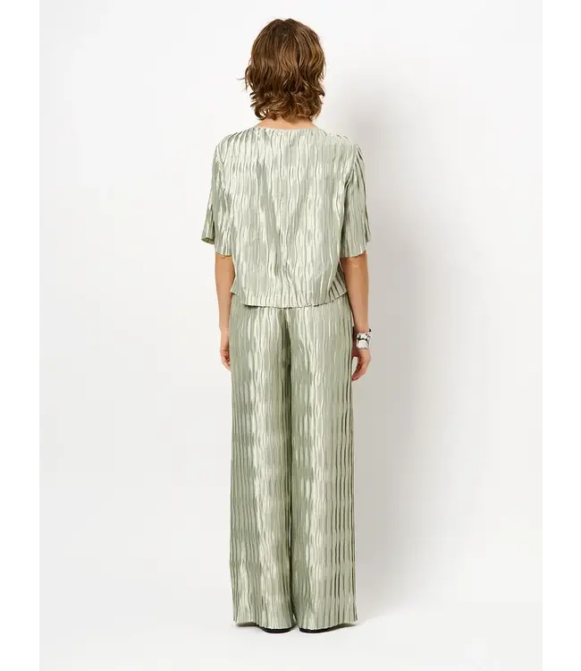 Dante 6 Lelia Plisse Top Green