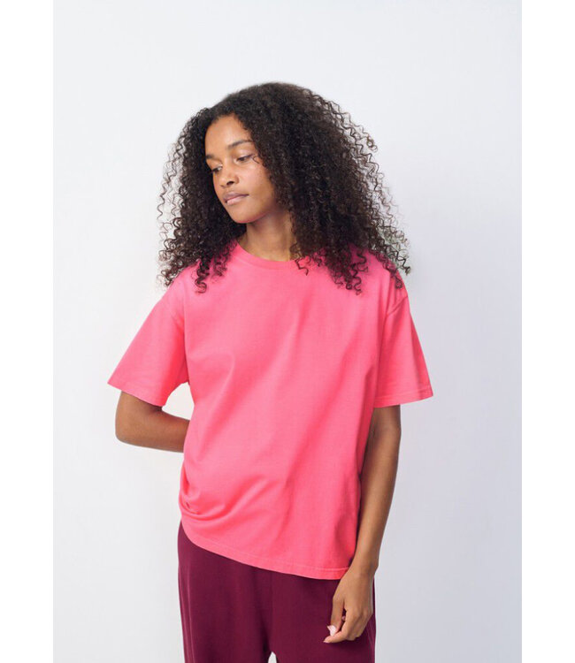 American Vintage Fizvalley T-shirt Rose Fluo