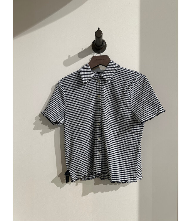 Rails Limon Blouse Navy Gingham