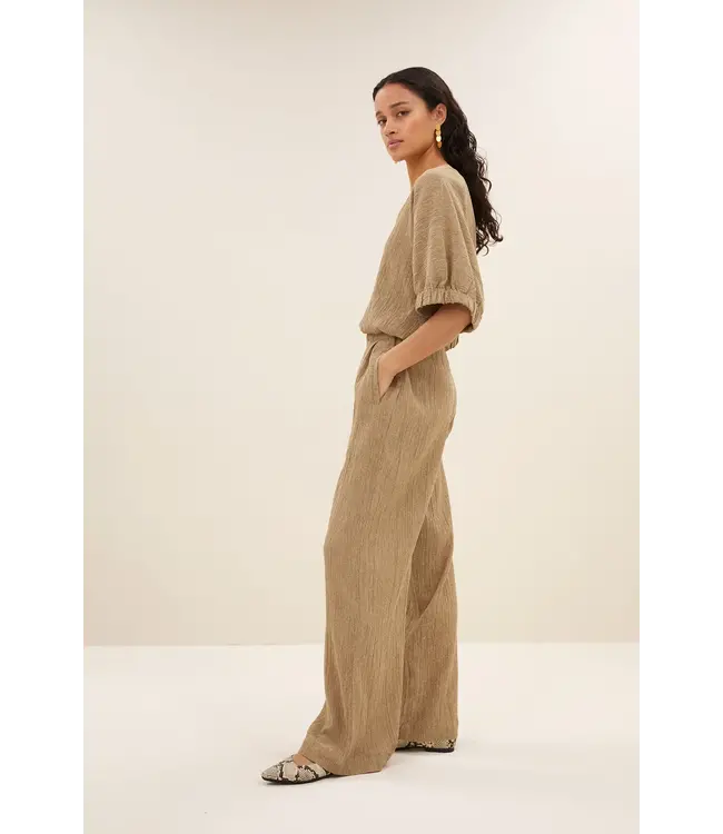 By Bar Mabel Lurex Blouse Gold