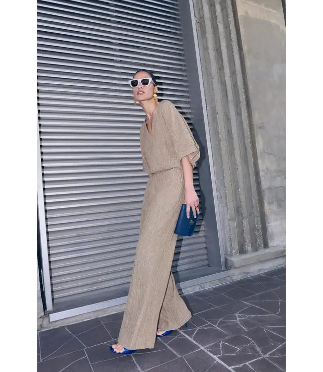 By Bar Benji  Lurex Pants  Gold