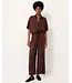 Sessùn Isla Night wide leg pants Moka