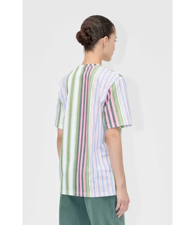 Stine Goya Short Sleeve T-shirt Forest Stripe
