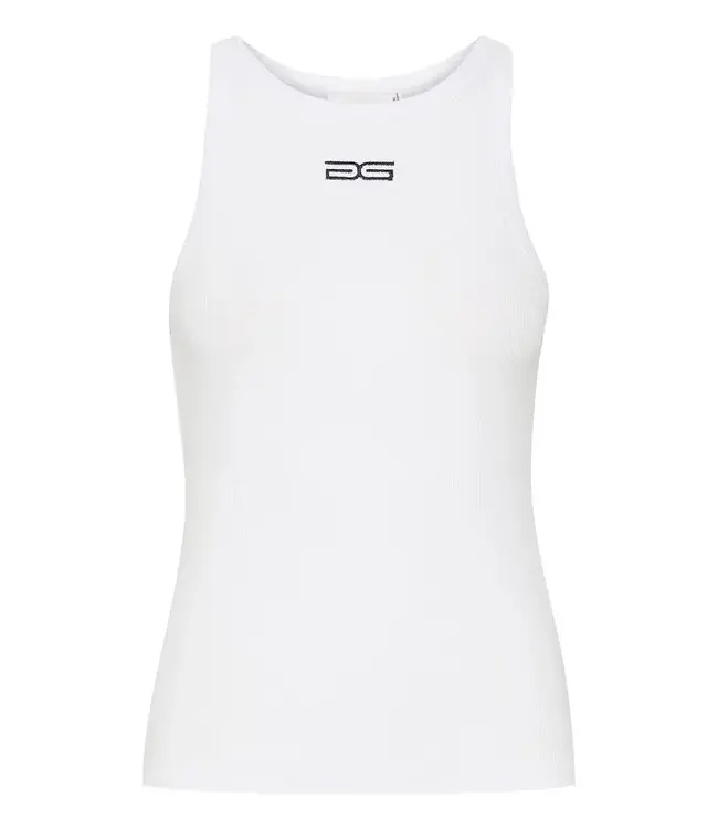 Gestuz Drew sl logo tanktop white