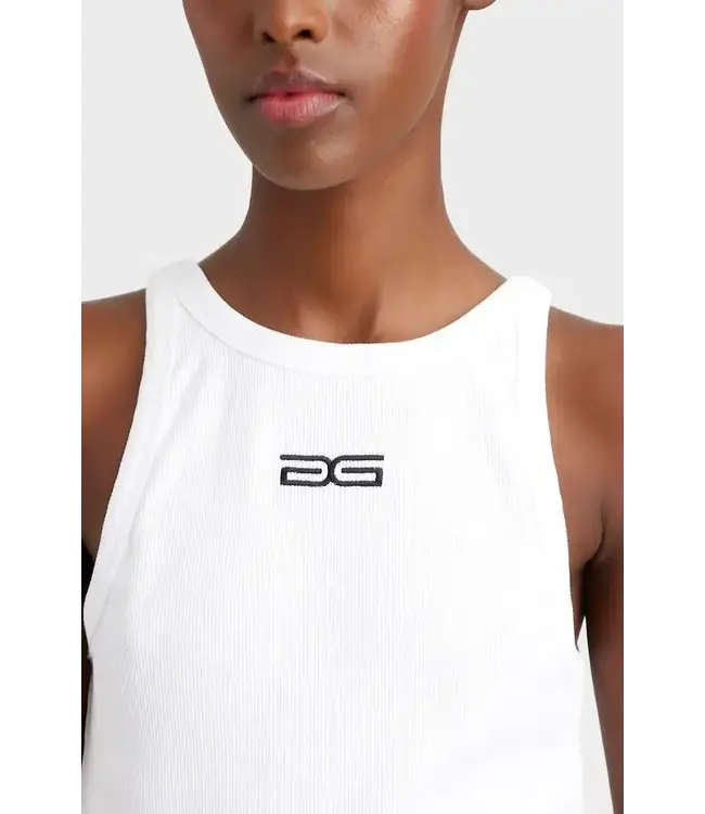 Gestuz Drew sl logo tanktop white