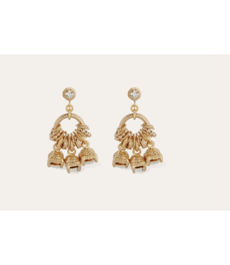 Gas Bijoux Lucce Maranza 5 Earrings Gold