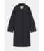 Closed Quilted Coat Black