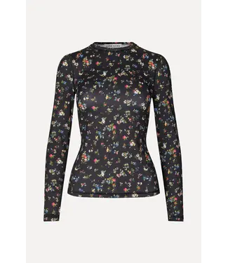 Stine Goya Elastic Long Sleeve Top Magnolia Garden