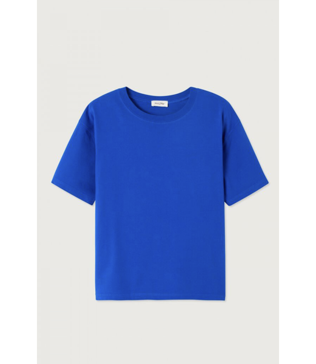 American Vintage Fizvalley T-shirt Bleu Roi Vintage