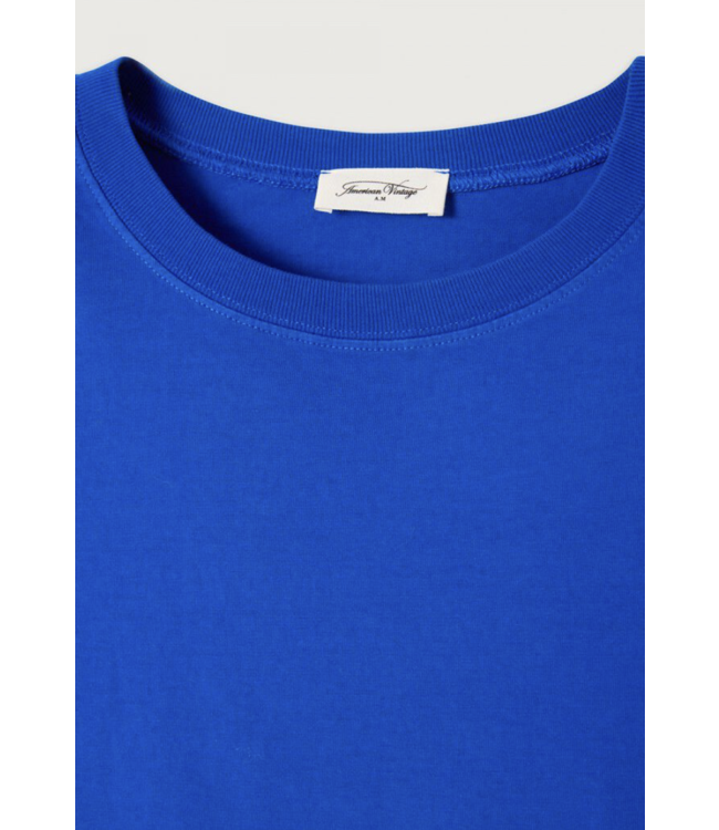 American Vintage Fizvalley T-shirt Bleu Roi Vintage