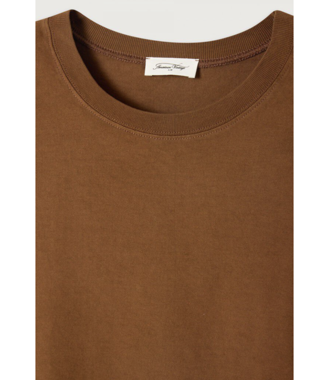 American Vintage Fizvalley T-shirt Chataignier Vintage