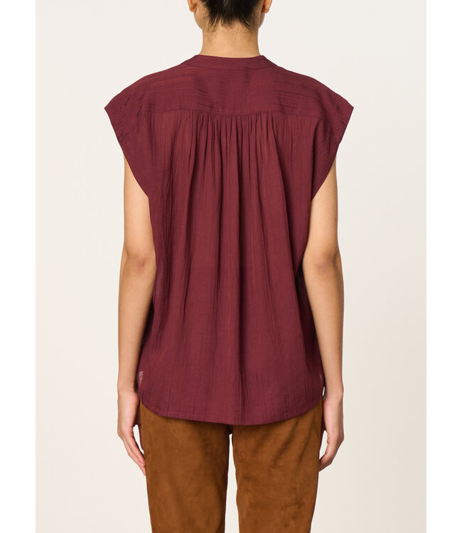 Vanessa Bruno Clio Blouse Bordeaux