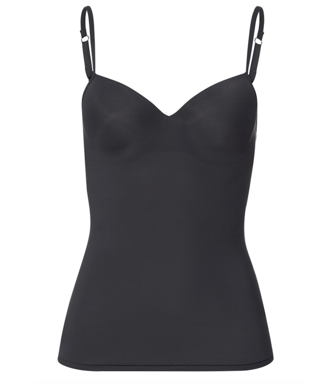 Hanro Padded bra top Obsidian