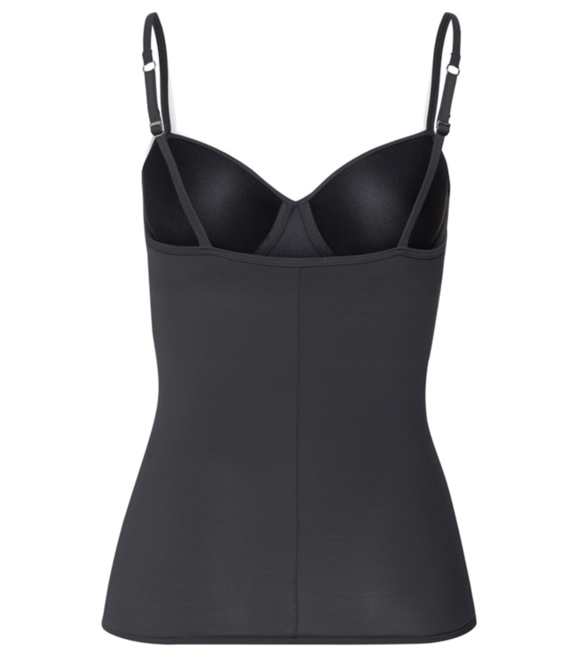 Hanro Padded bra top Obsidian