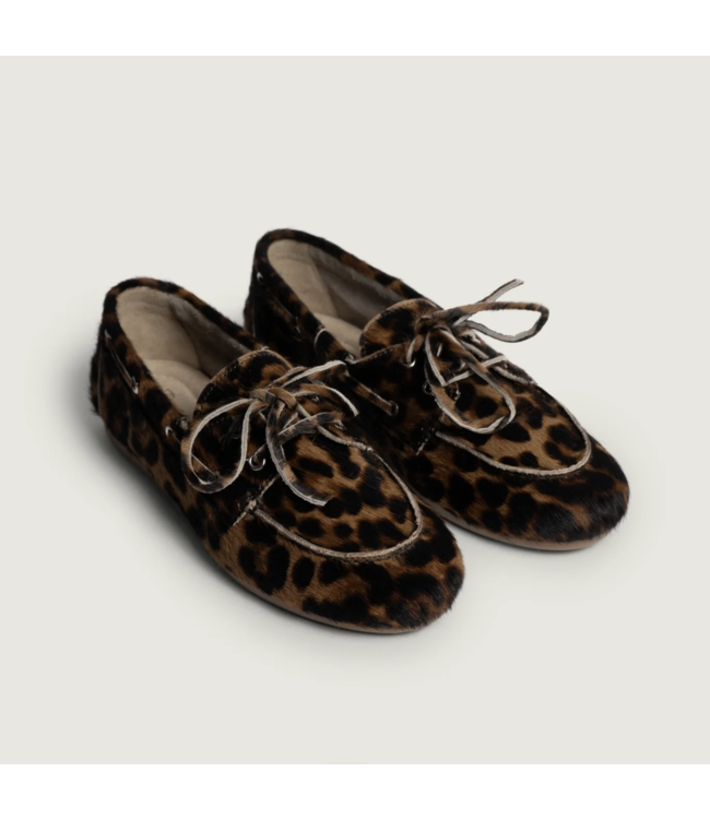 Posa Boat Loafer Leopard