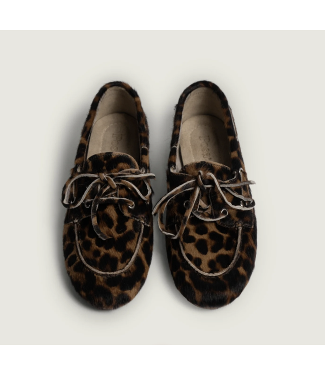 Posa Boat Loafer Leopard