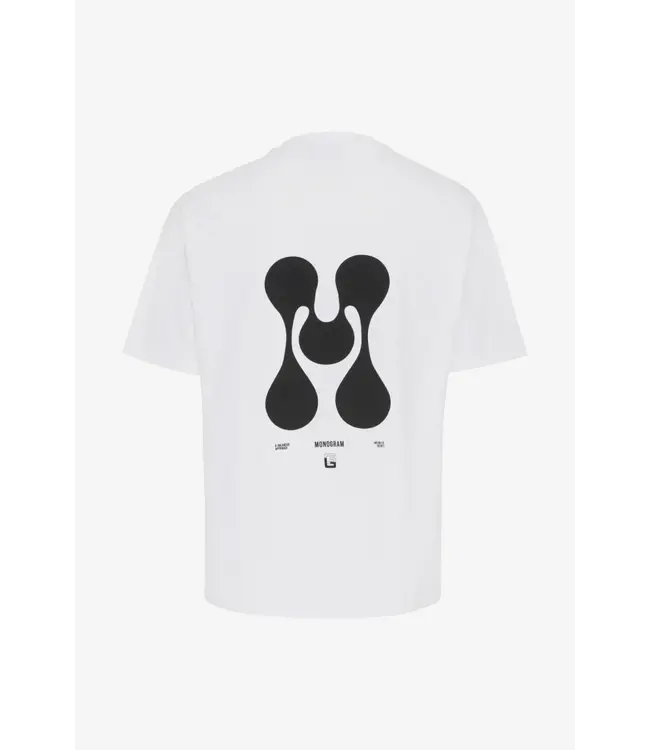 Genti Jersey T-shirt SS Monogram 004 white