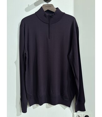 Genti Turtle Zip Longsleeve Knit 060