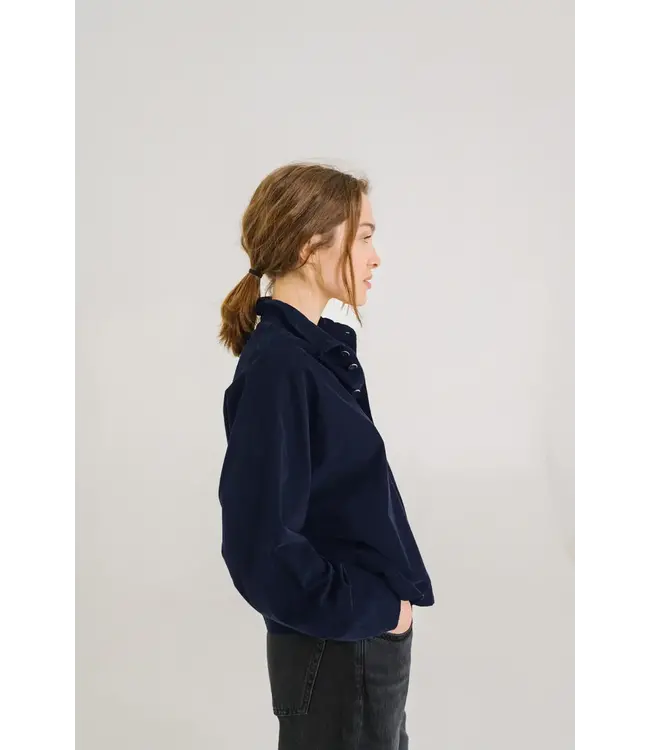 Sacrecoeur Collection Joanie Blouse Dark Blue