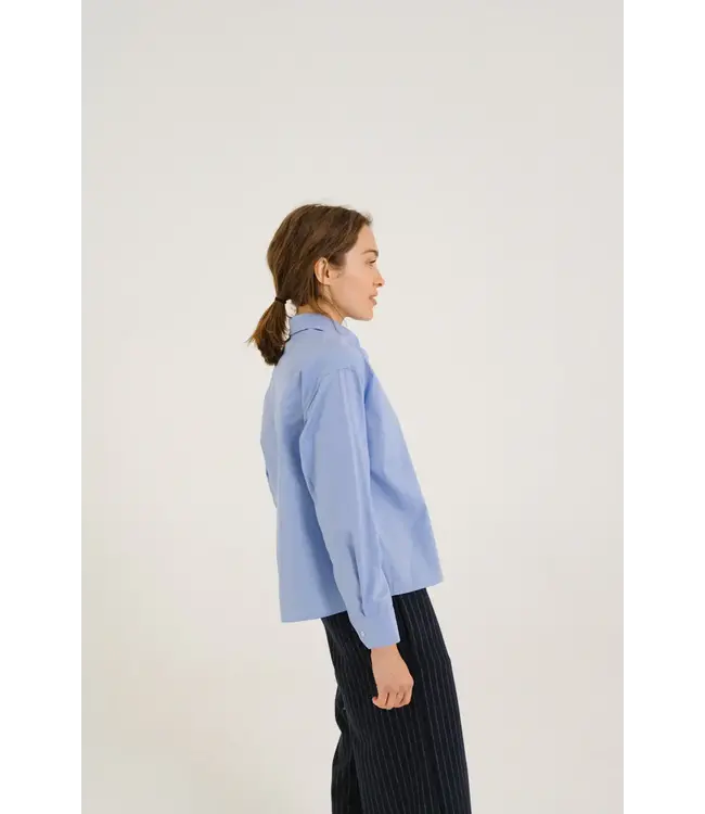 Sacrecoeur Collection Andrea Blouse Sky