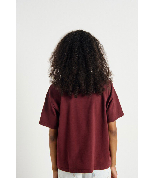 American Vintage Fizvalley T-shirt Bordeaux Vintage