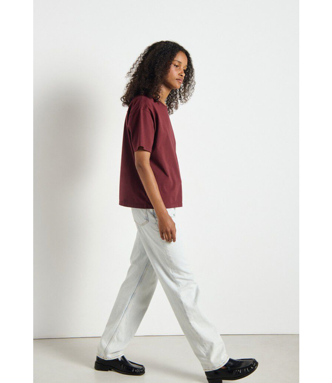 American Vintage Fizvalley T-shirt Bordeaux Vintage