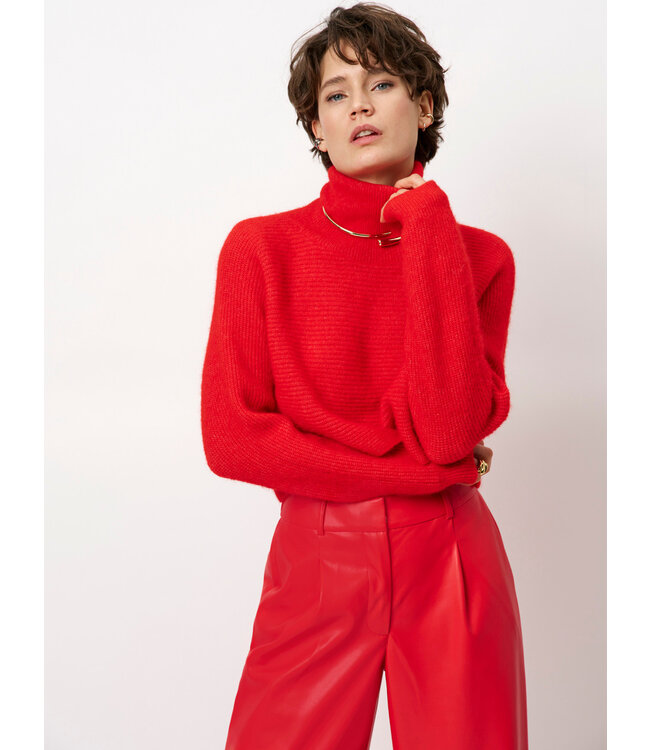 Dante 6 Yuria Turtle Neck Sweater Red