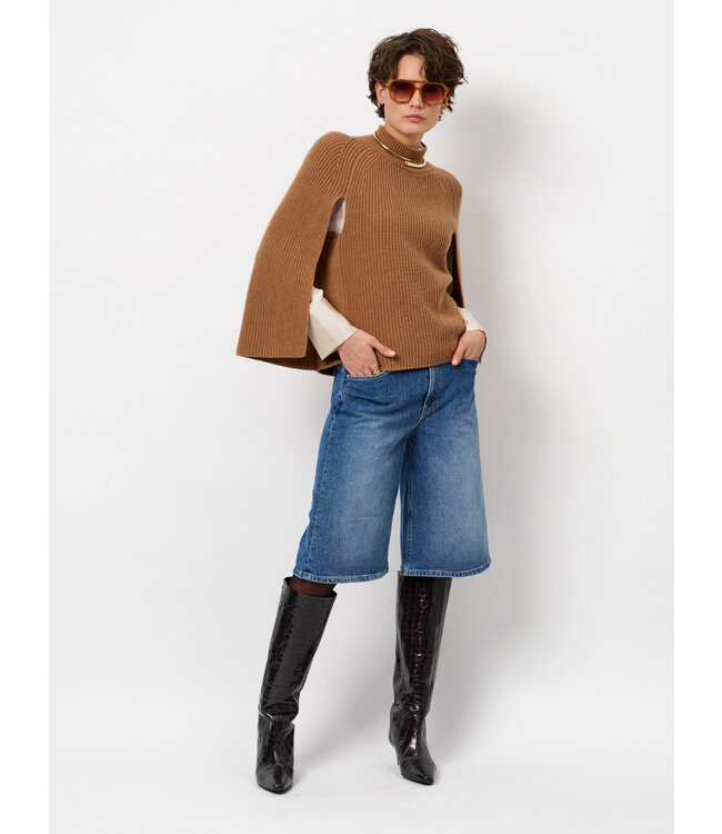 Dante 6 Romi Cape Sweater Brown
