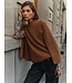 Dante 6 Romi Cape Sweater Brown
