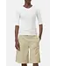 Closed Wide Neck Short Sleeve Ivory