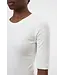 Closed Wide Neck Short Sleeve Ivory