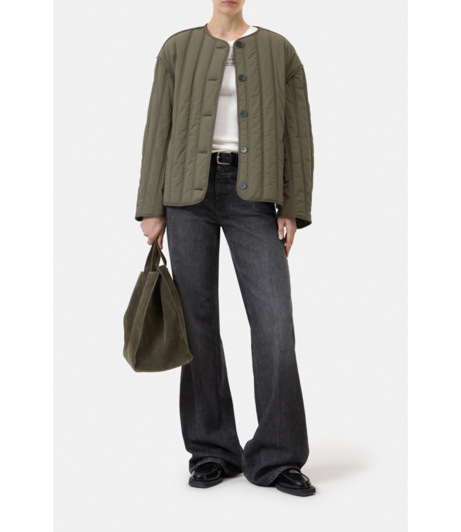 Closed Quilted Jacket 681 Forest Green