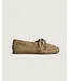 Posa Boat Loafer Fringe Suede Tan
