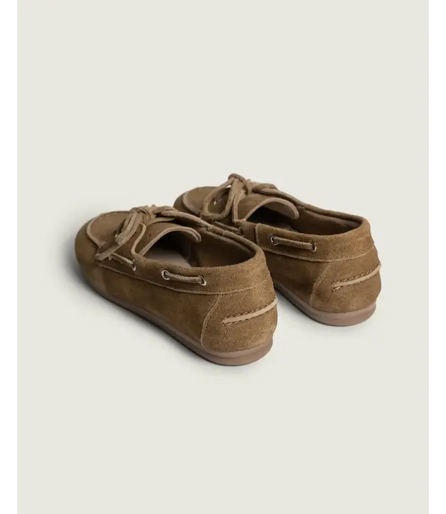 Posa Boat Loafer Brushed Desert Tan