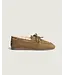 Posa Boat Loafer Brushed Fur Desert Tan