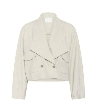 Gestuz Zwiana Shirt Offwhite Melange