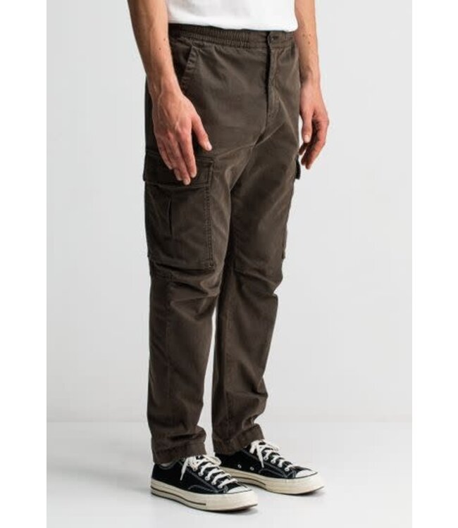 Butcher of Blue Tristan Slim Sateen Cargo Mocha Brown