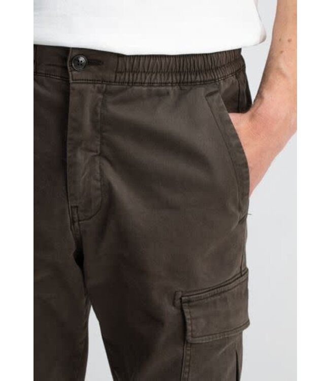 Butcher of Blue Tristan Slim Sateen Cargo Mocha Brown