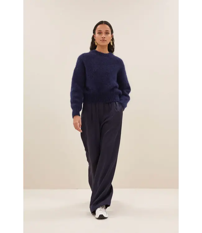 By Bar Benji Metallic Pants Midnight