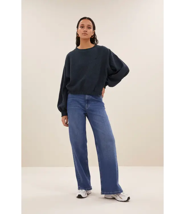 By Bar Bodil Sparkle Sweater Midnight