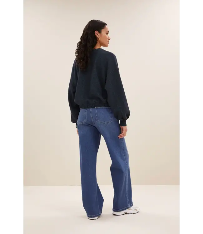 By Bar Bodil Sparkle Sweater Midnight