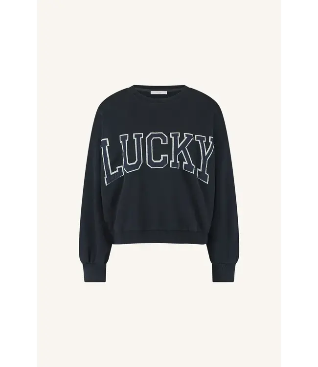 By Bar Bibi Patchwork Sweater Midnight