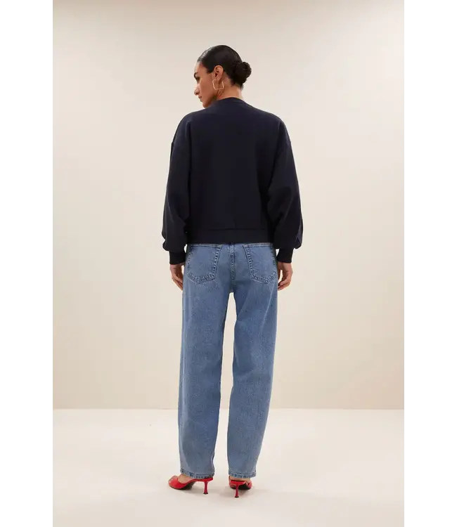 By Bar Bibi Patchwork Sweater Midnight