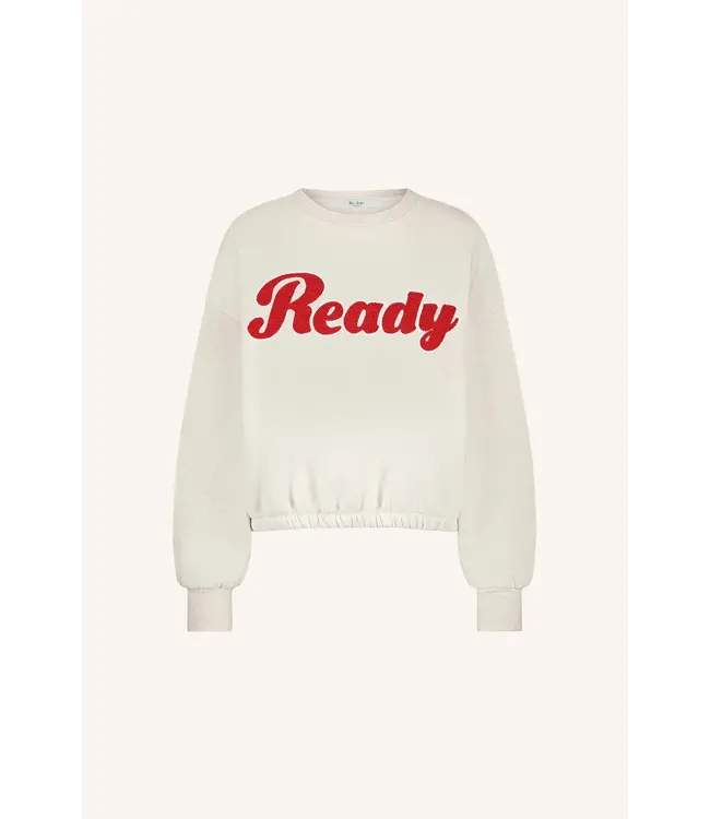 By Bar Bodil Ready Sweater Oyster Melange