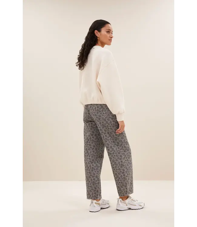 By Bar Bodil Ready Sweater Oyster Melange