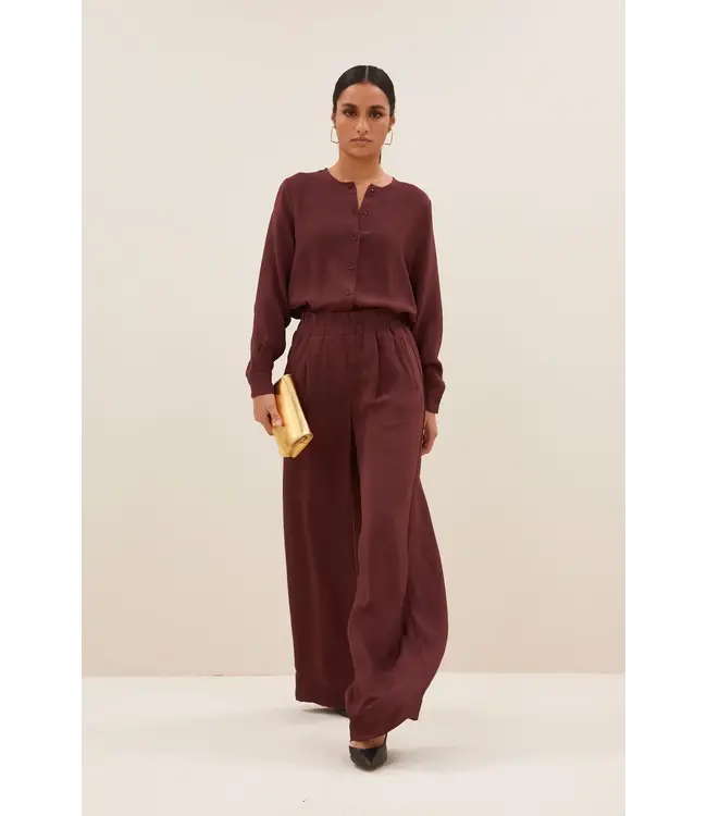 By Bar Benji Satin Pants Pecan